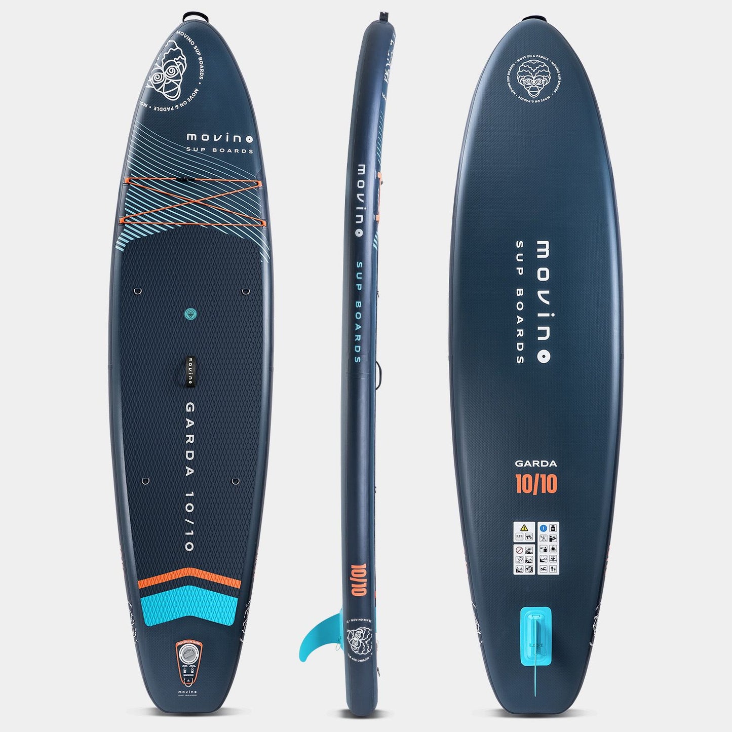 Movino GARDA Allround 10'10'' (Marineblau-Orange)