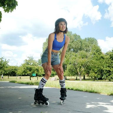 Skating Backwards on Rollerblades