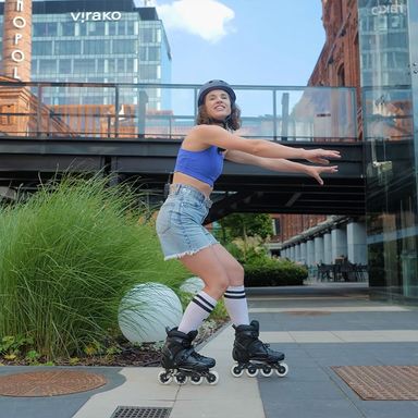 Overcoming Obstacles and Uneven Surfaces While Skating in the City