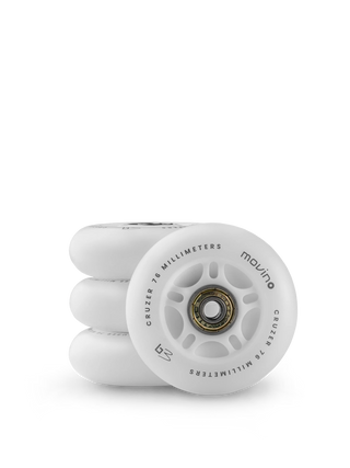 Movino Cruzer B3 white (4 pieces) ABEC-9