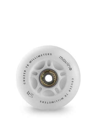 Movino Cruzer B3 white (4 pieces) ABEC-9